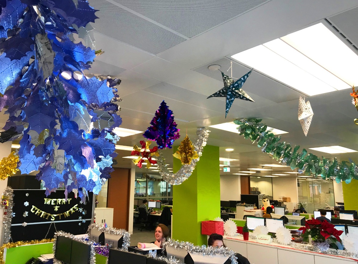 Christmas Decorations Ideas For Office