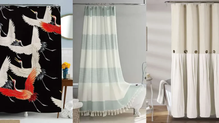 Extra Long Shower Curtain Ideas
