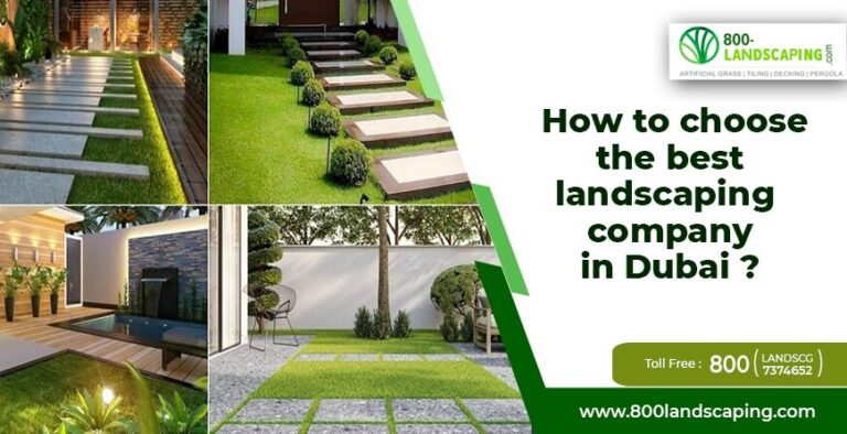 CHOOSE YOUR LANDSCAPING COMPANY IN DUBAI