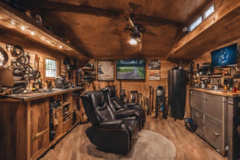 Man Cave Ideas For Shed