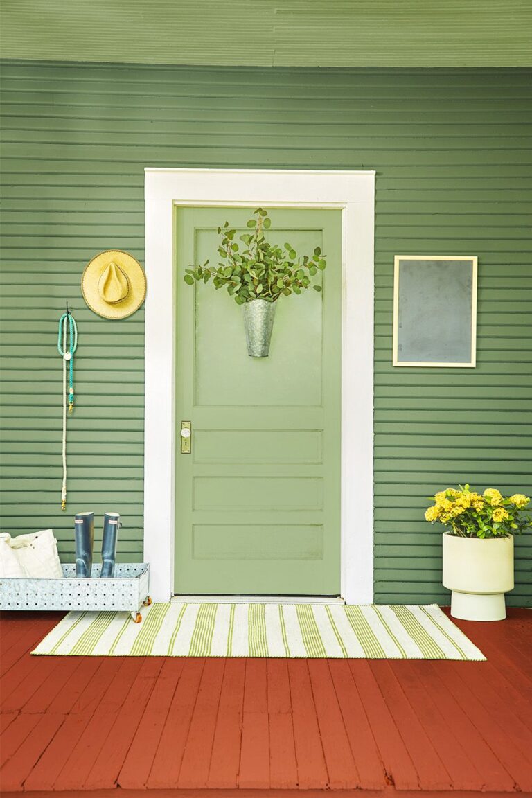 Door Colors For Green House