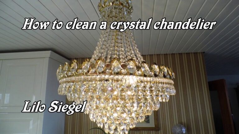 How To Clean A Crystal Chandelier