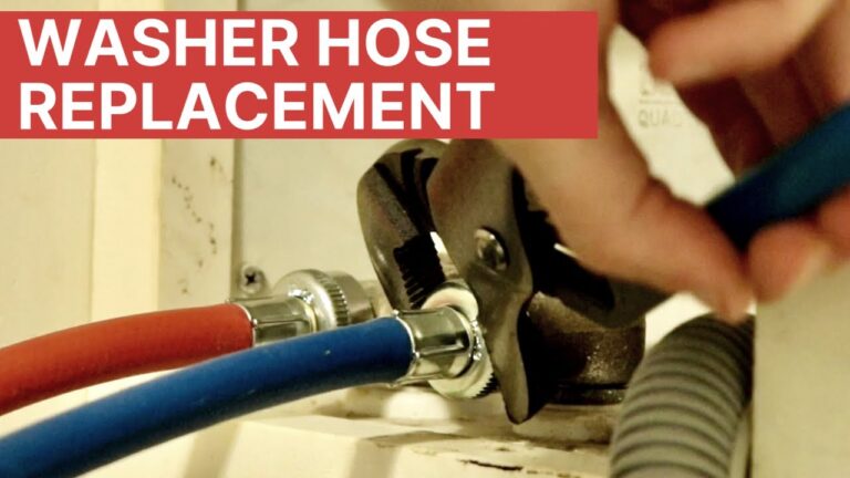 How To Unscrew Washer Hose