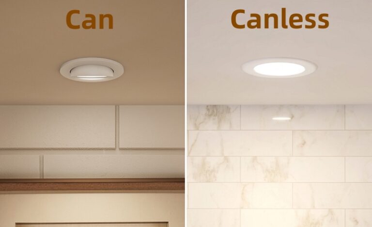 Recessed Lighting Can Vs Canless