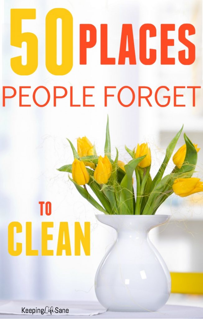 Where Do People Forget To Clean?