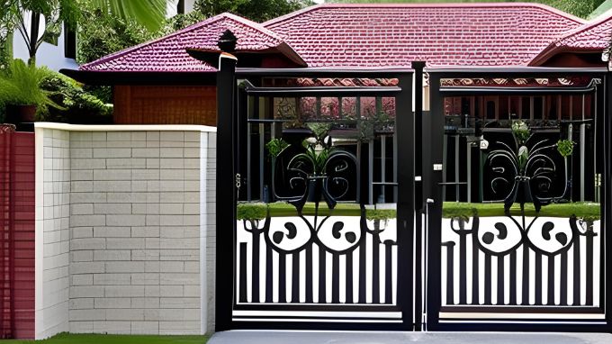 Simple Modern Main Gate Design