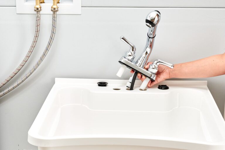 How To Install A Utility Sink
